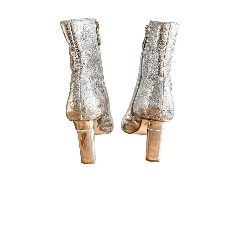 Cape Robbin Silver Metallic Athena Ankle Boot - Picture 5 of 11
